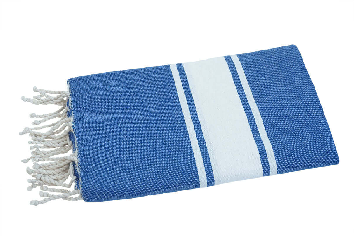 Fouta Classic blau - Splendite Hamamtuch und Strandtuch