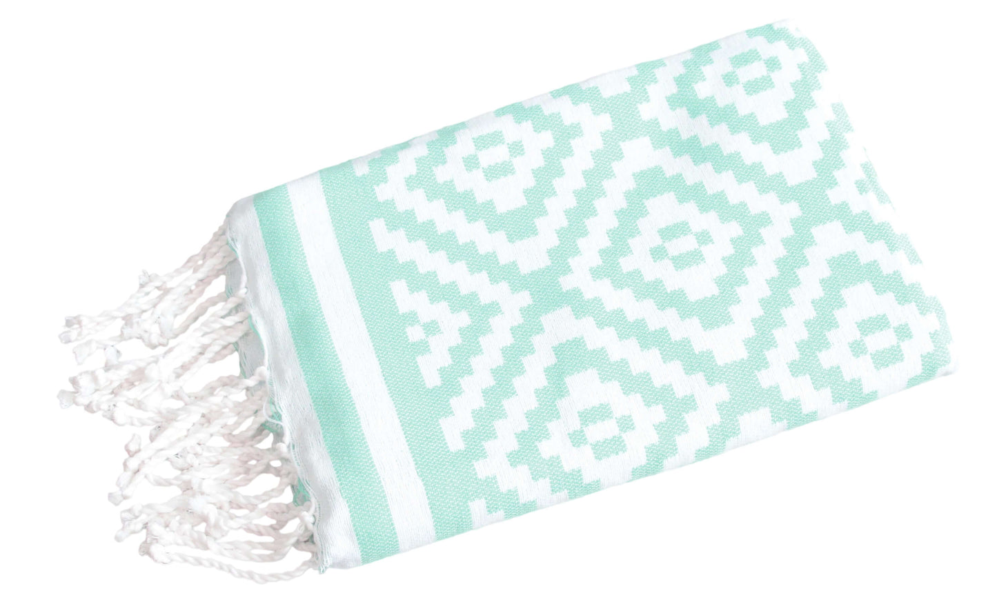 Fouta Raute  mintgrün Hamamtuch und Strandtuch - Splendite