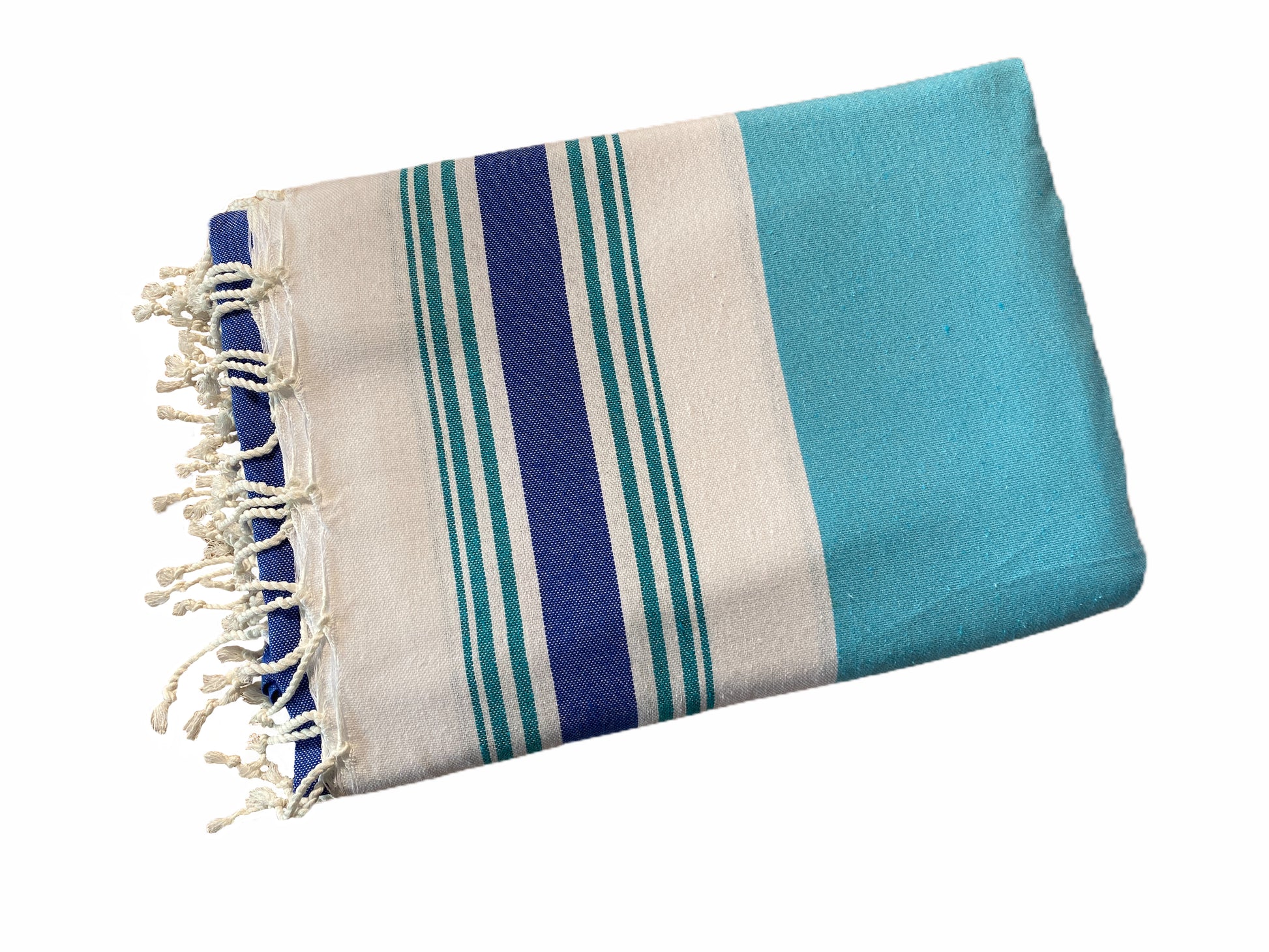 Fouta Stripe XXL 280 x 200 cm Splendite weiß blau