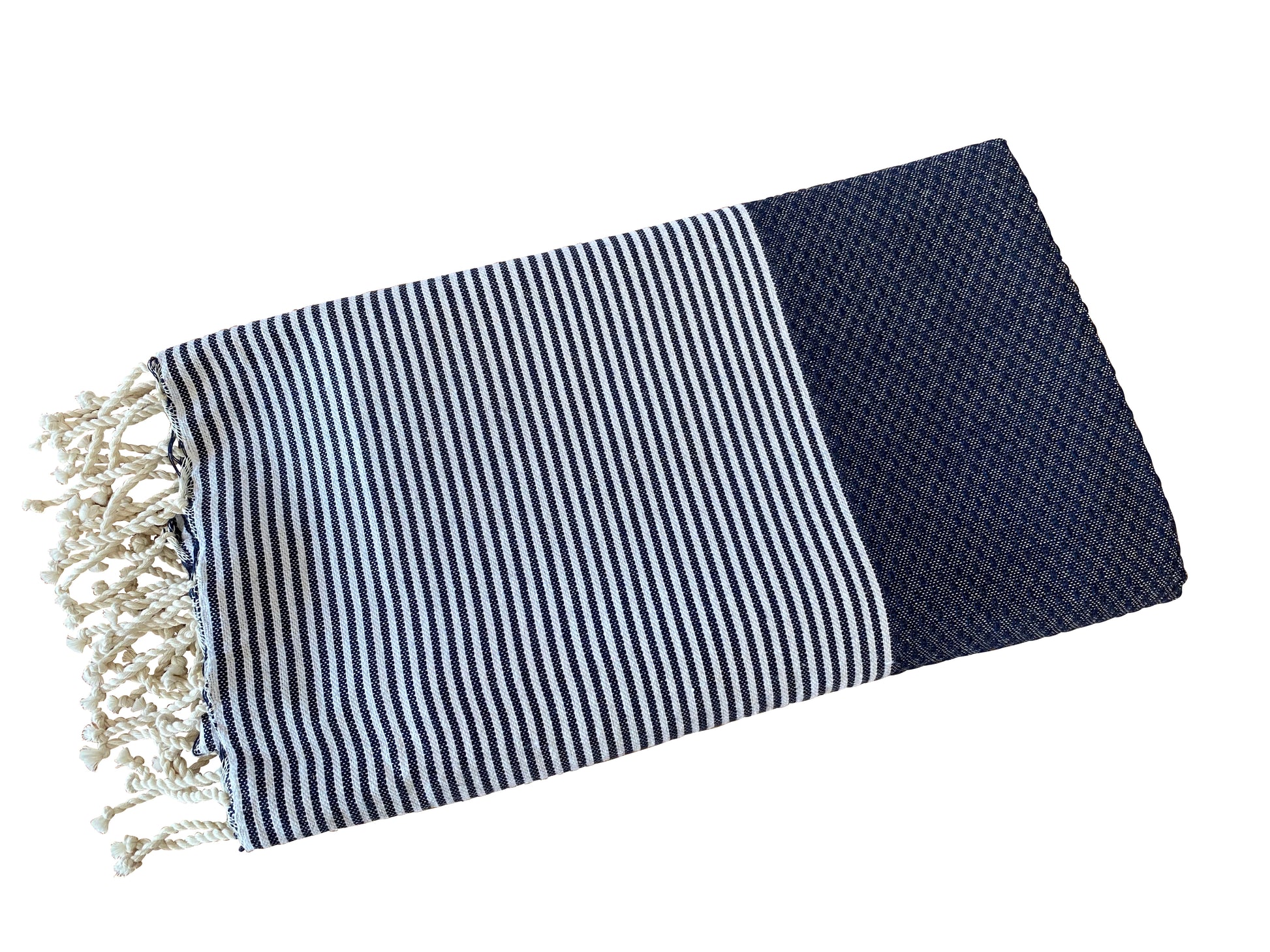 Hamamtuch Strandtuch Fouta Bee Splendite blau marine