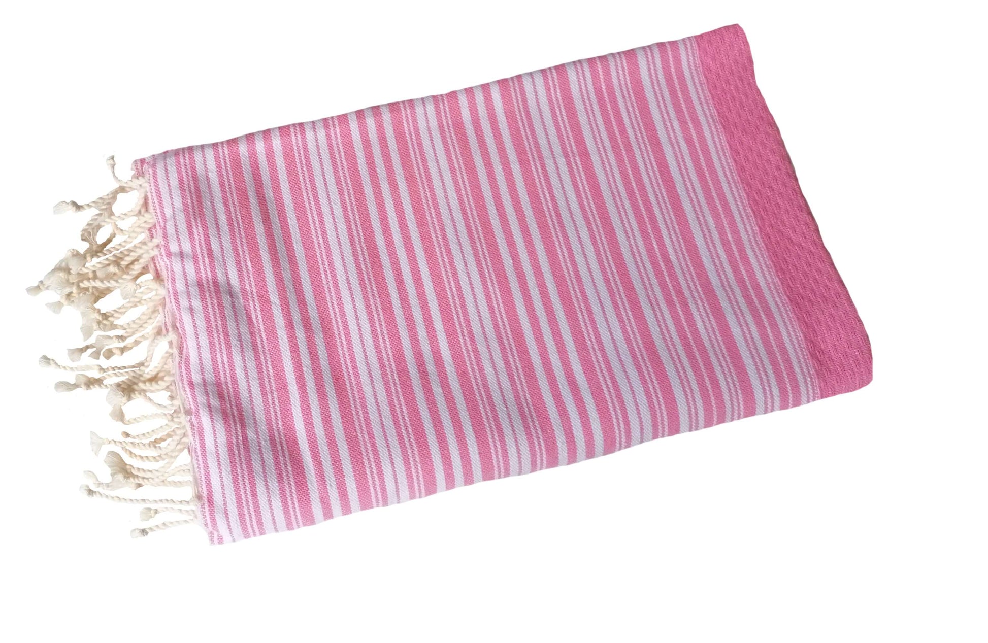 Fouta Bee Hamamtuch Strandtuch rosa weiss Splendite