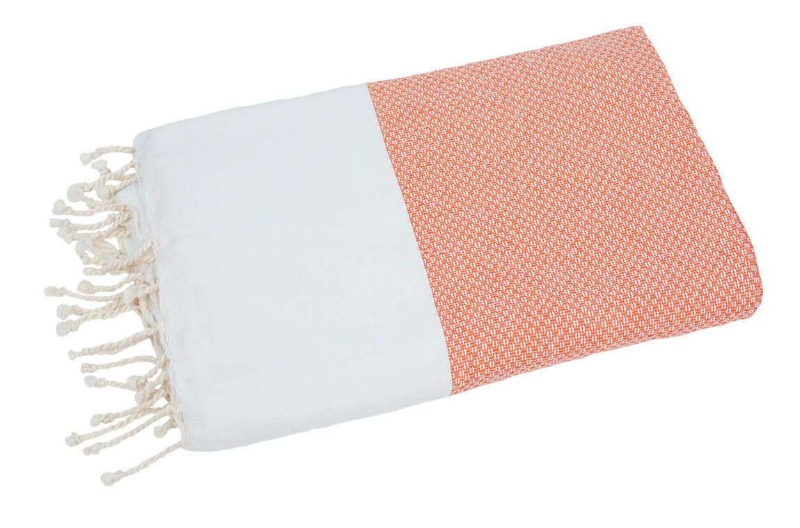 Strandset orange/rosa 3-teilig - Splendite Hamamtuch und Strandtuch