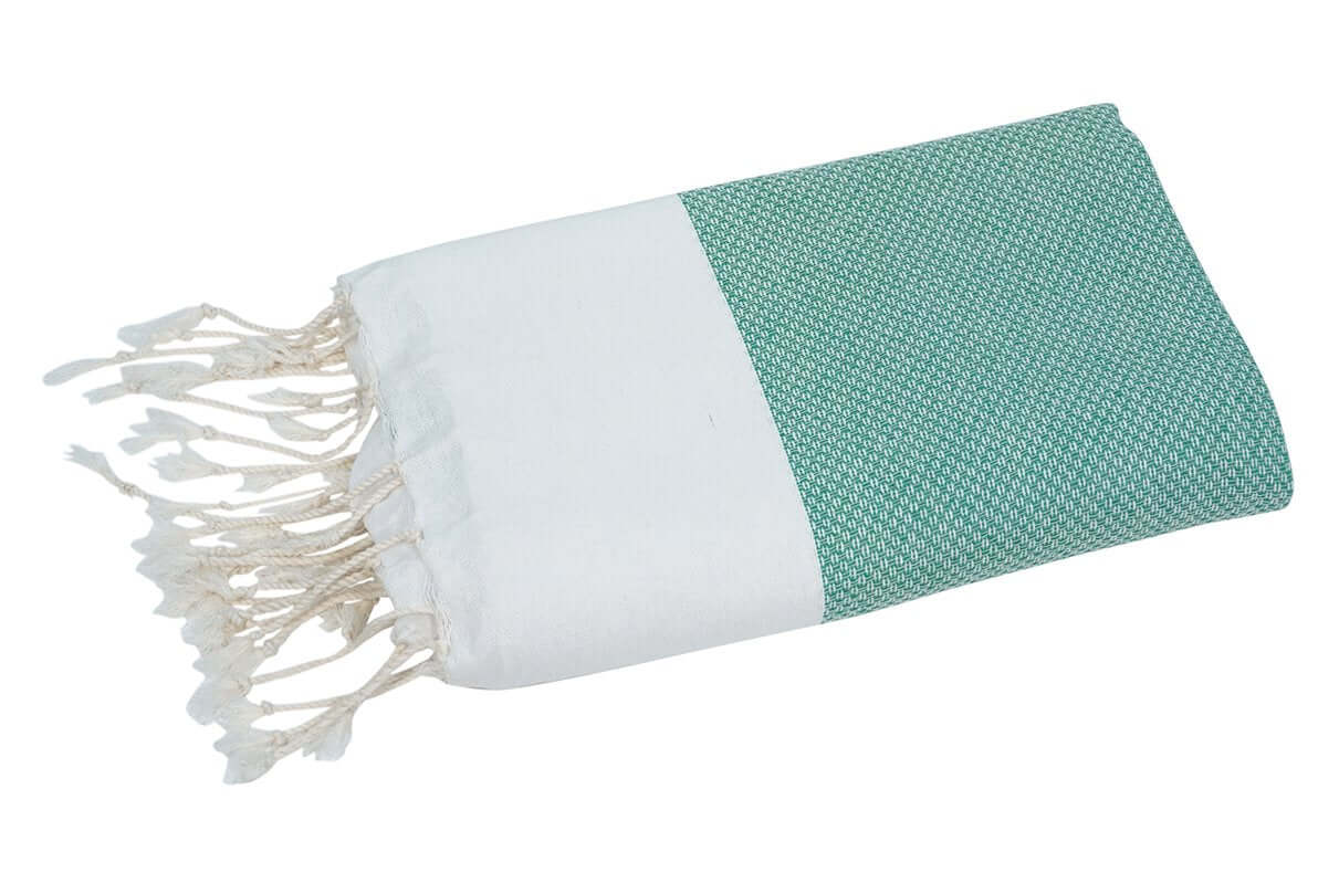 Fouta Pickpick grünHamamtuch und Strandtuch - Splendite